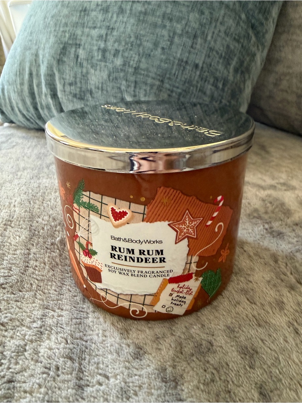 Rum Rum Reindeer Bath and Body Works 3 Wick Candle